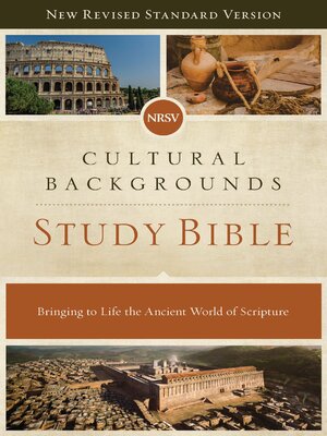 cover image of NRSV, Cultural Backgrounds Study Bible